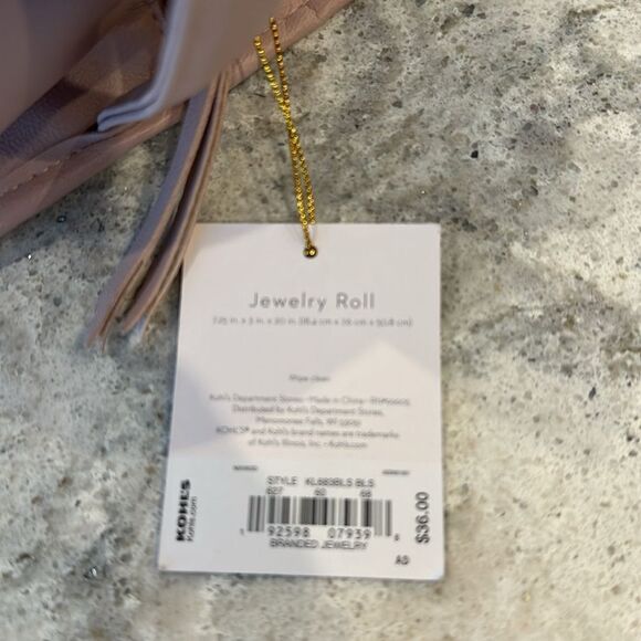 🎀 Lauren Conrad Travel Jewelry Case - Light Pink - New With Tags - Picture 6 of 6